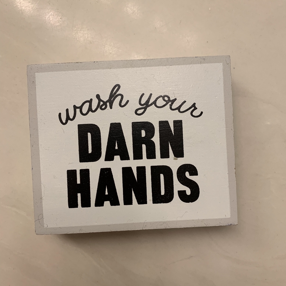 Small Bathroom Sign